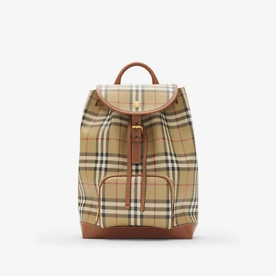 Check Backpack in Archive beige/briar brown - Women | Burberry® Official