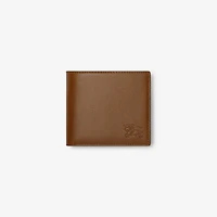 Pop Check Bifold Wallet in Finch brown/hazel brown - Men, Leather | Burberry® Official
