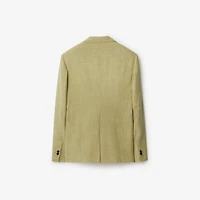 Wool Tailored Jacket in Hunter - Men | Burberry® Official