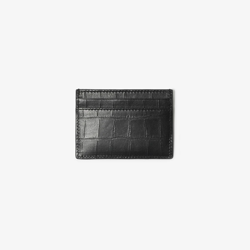 Cotswolds Card Case in Black - Women | Burberry® Official