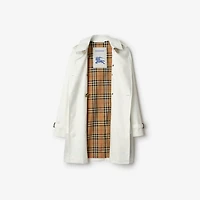 Short Tropical Gabardine Kensington Trench Coat in Cotton white - Women, Cotton Gabardine | Burberry® Official