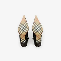 Leather Cameo Ankle Boots​ in Black - Women | Burberry® Official