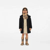 Cotton Hooded Car Coat in Black | Burberry® Official