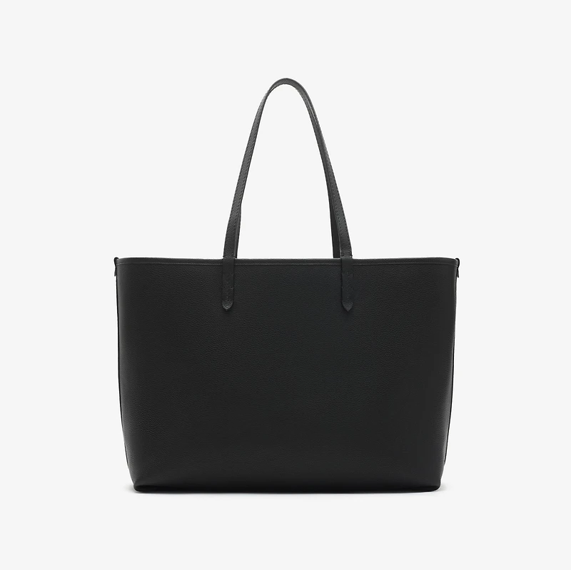 Medium Reversible Bloomsbury Tote​ in Black/calico beige - Women | Burberry® Official