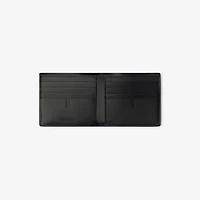Check Bifold Wallet in Navy - Men | Burberry® Official