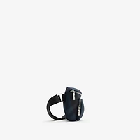 Grid Belt Bag in Navy - Men | Burberry® Official
