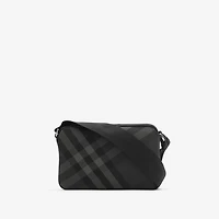 Grid Crossbody Bag in Charcoal - Men | Burberry® Official