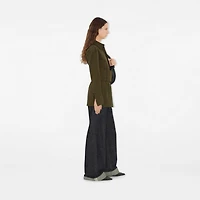 Regular Fit Jeans in Indigo - Women, Cotton | Burberry® Official