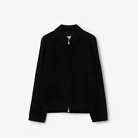 Cashmere Harrington Jacket in Black - Men | Burberry® Official