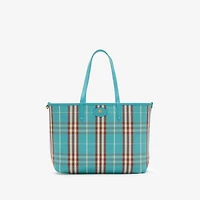 Medium Reversible Bloomsbury Tote​ in Atom blue - Women | Burberry® Official