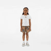 Thomas Bear Cotton T-shirt in White | Burberry® Official