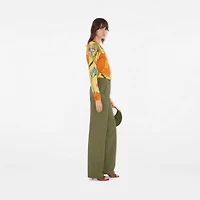 Highgrove Cascading Flowers Wool Sweater in Yellow - Women | Burberry® Official