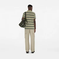 Striped Cotton Polo Shirt in Shire - Men | Burberry® Official