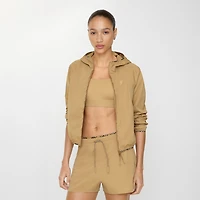 Stretch Nylon Shorts in Beige - Women | Burberry® Official