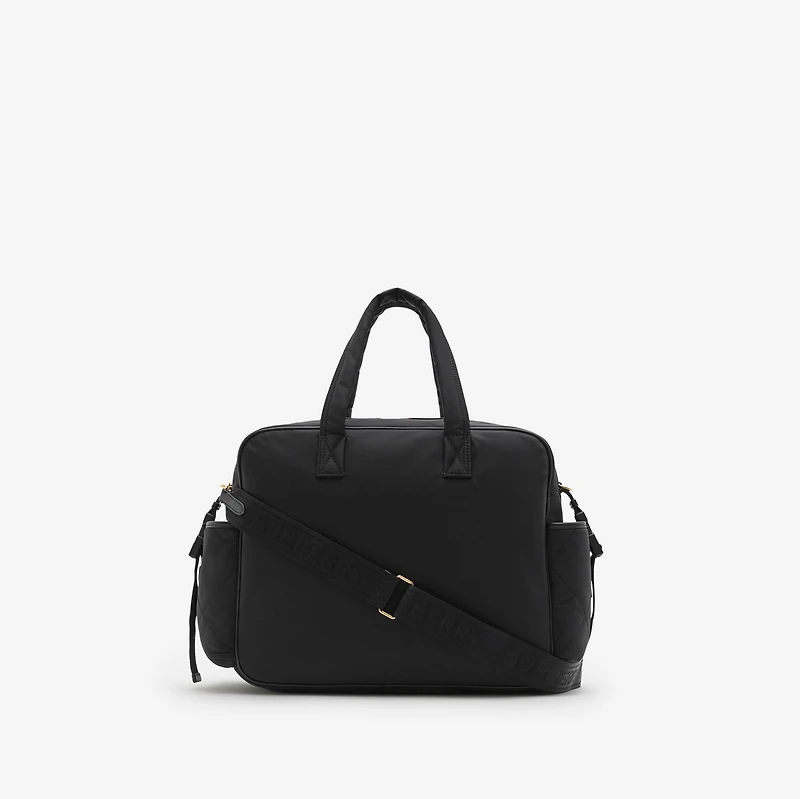 Quilted Nylon Baby Changing Bag in Black - Children | Burberry® Official