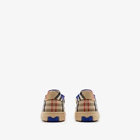Check Terrace Sneakers in Sand - Men | Burberry® Official