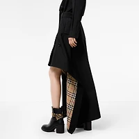 Gabardine Asymmetric Trench Skirt in Black - Women | Burberry® Official