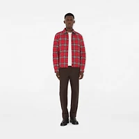 Reversible Quilted Nylon Overshirt in Black - Men | Burberry® Official