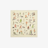 Paws on Parade Silk Scarf in Kite | Burberry® Official