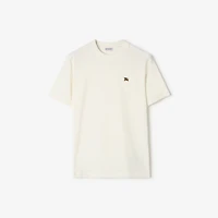 Metal EKD Cotton T-shirt in Chalk white - Men | Burberry® Official