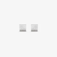 Check Prism Cufflinks in Silver - Men | Burberry® Official