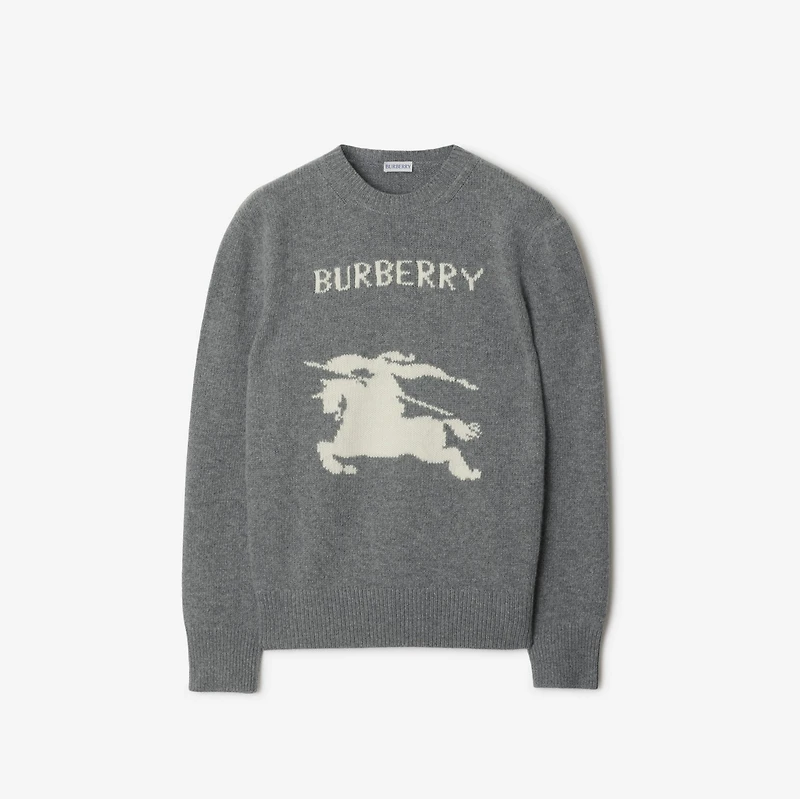 EKD Wool Cashmere Sweater in Grey - Men | Burberry® Official