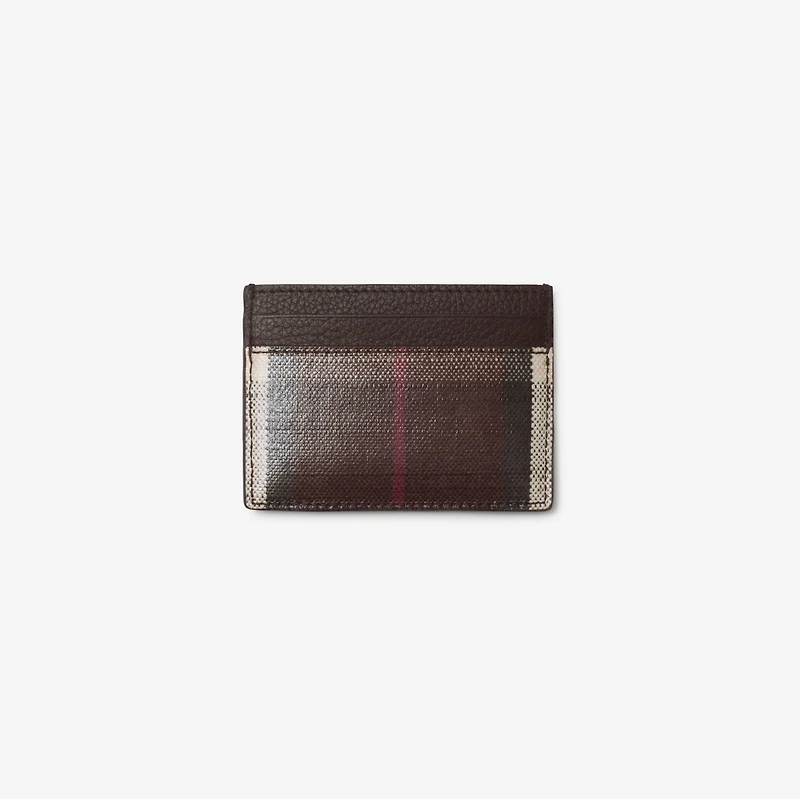 Highlands Card Case in Mahogany - Women | Burberry® Official