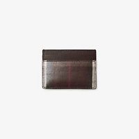 Highlands Card Case in Mahogany - Women | Burberry® Official