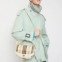 Highlands Crossbody Bag in Light beige - Women | Burberry® Official