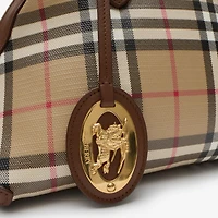 Small Check Bag in Archive beige - Women, Cotton | Burberry® Official