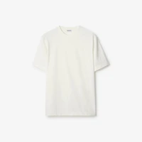 EKD Badge Cotton T-shirt in Chalk - Men | Burberry® Official