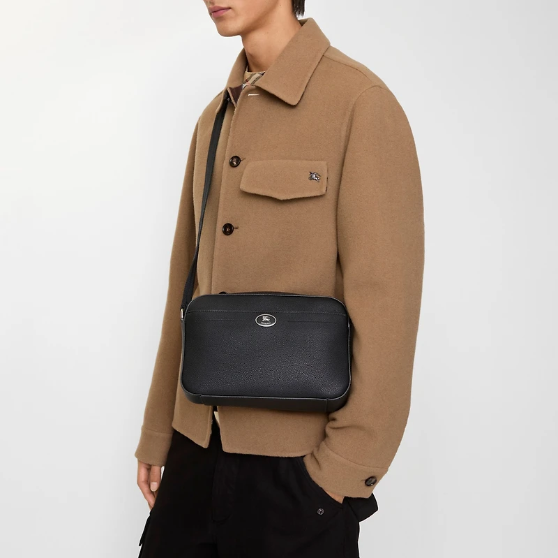 Cotswolds Crossbody Bag in Black - Men | Burberry® Official