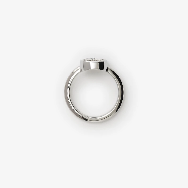 Knight Coin Ring in Silver/black - Men | Burberry® Official