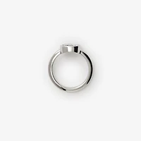 Knight Coin Ring in Silver/black - Men | Burberry® Official
