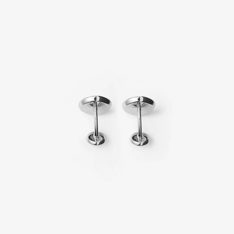 EKD Stamp Cufflinks in Silver - Men | Burberry® Official
