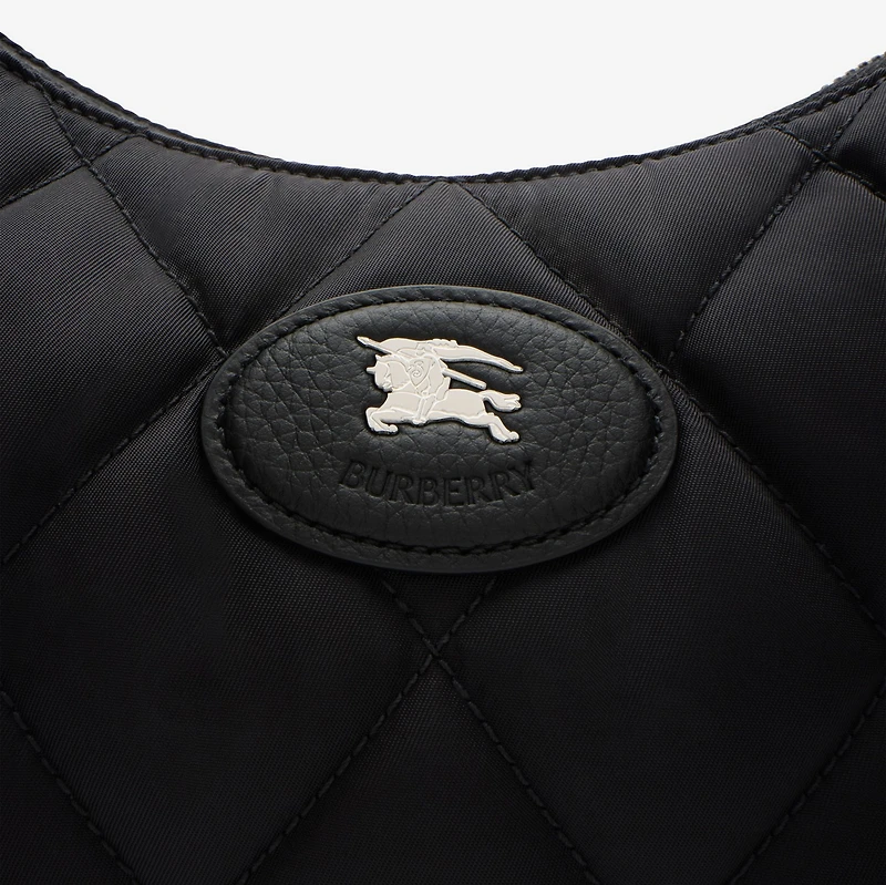 Large Horseshoe Crossbody Bag in Black - Men, Nylon | Burberry® Official