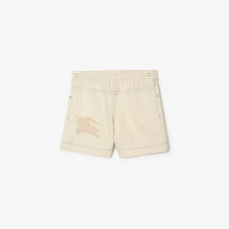 Denim Skort in Ecru beige | Burberry® Official
