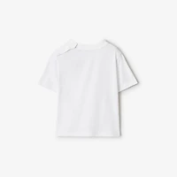 Ski Bear Cotton T-shirt in White | Burberry® Official