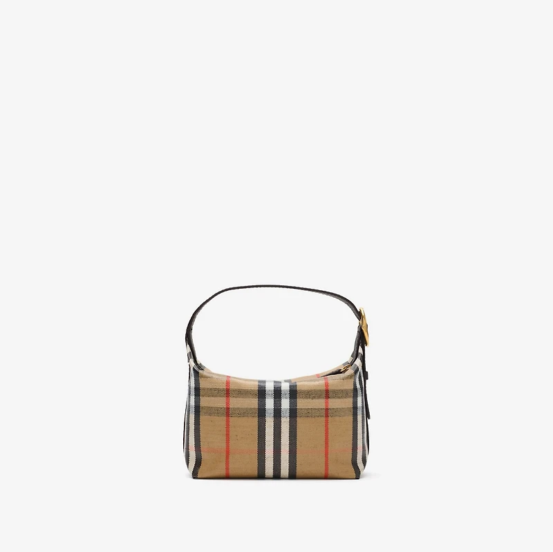 Mini Highlands Duffle Bag in Sand beige - Women | Burberry® Official