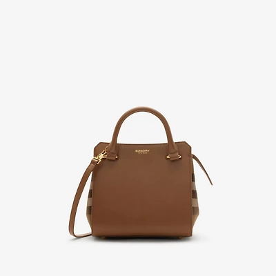 Mini Tote Bag in Earth - Women | Burberry® Official