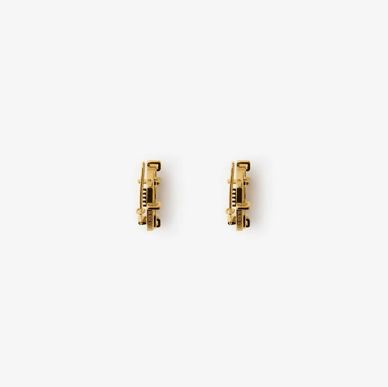 B Charm Hair Clips in Gold | Burberry® Official