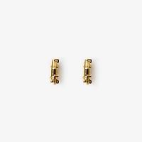B Charm Hair Clips in Gold | Burberry® Official