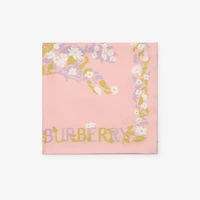 Floral EKD Silk Scarf in Quartz pink | Burberry® Official