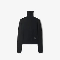 Wool Blend Sweater in Black - Women | Burberry® Official