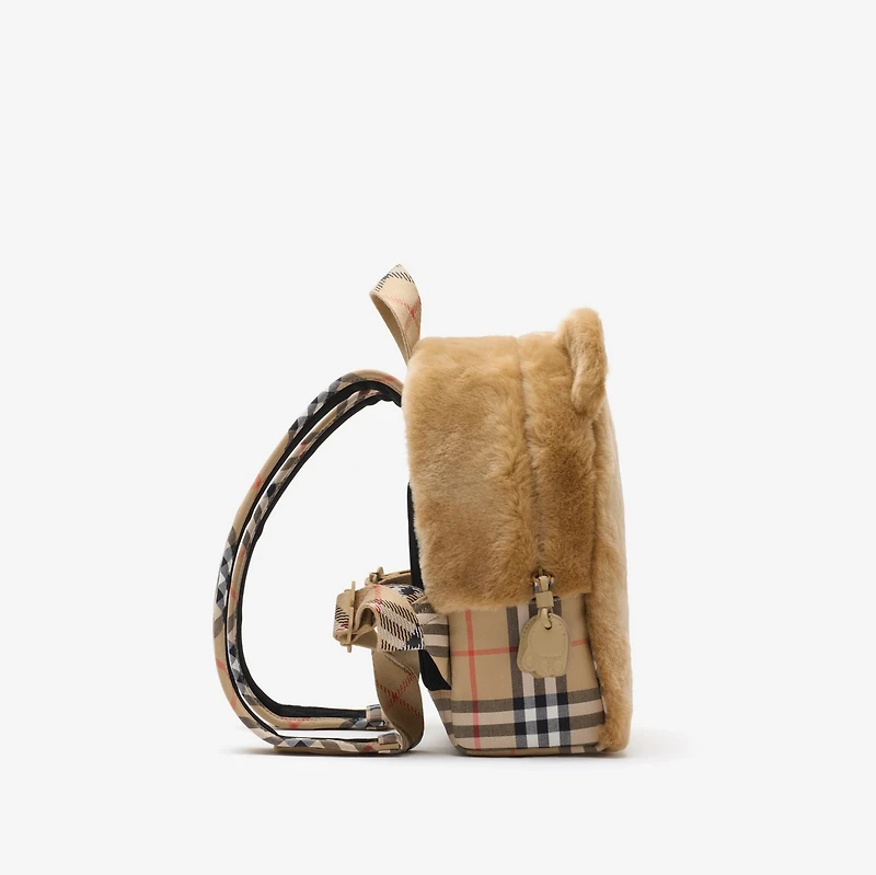 Faux Fur Teddy Backpack in Honey - Children | Burberry® Official