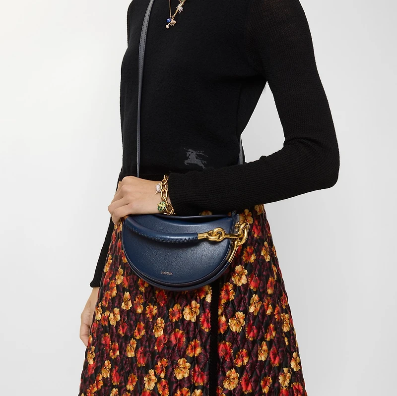 Bridle Clutch in Midnight blue - Women | Burberry® Official