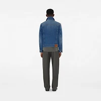 Denim Jacket in Mid blue - Men, Cotton | Burberry® Official