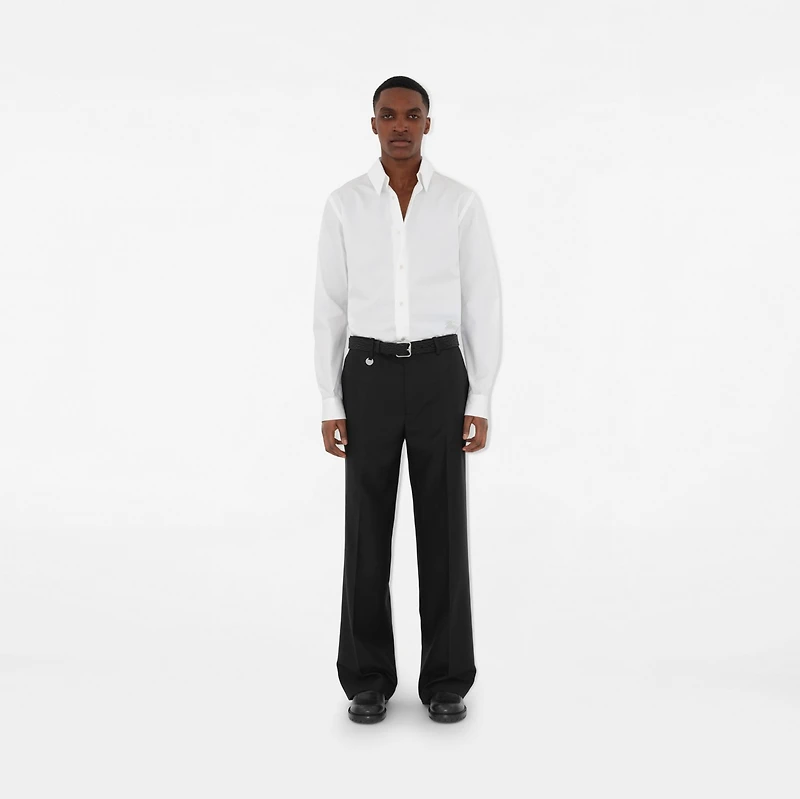 Cotton Formal Shirt in White - Men | Burberry® Official