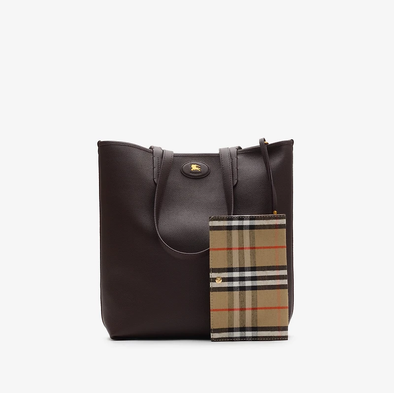 Reversible Bloomsbury North South Tote​ in Sand beige/peat brown - Men | Burberry® Official