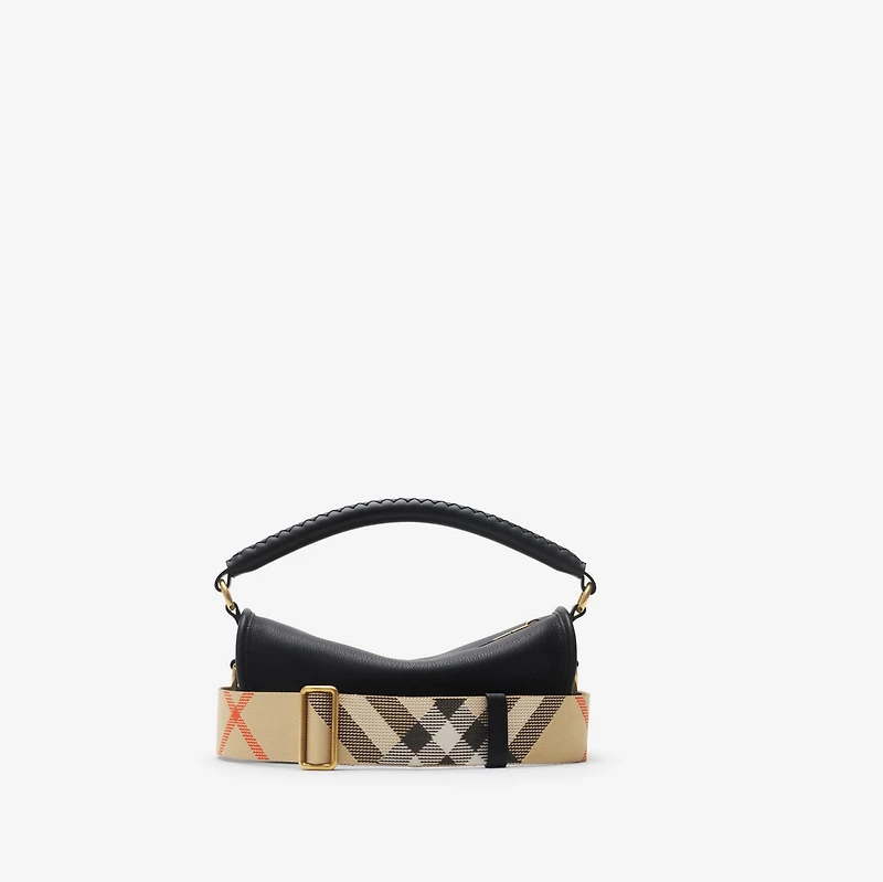B Clip Shoulder Bag in Black - Women, Leather | Burberry® Official